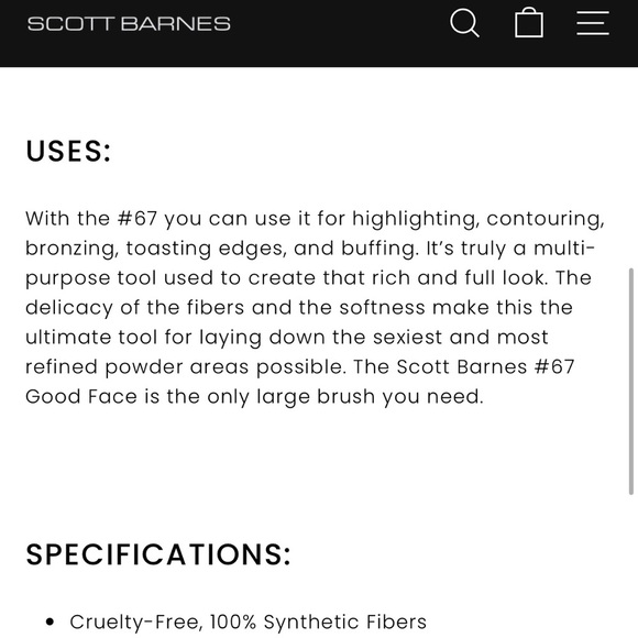 Scott Barnes The Good Face Brush - Picture 3 of 7